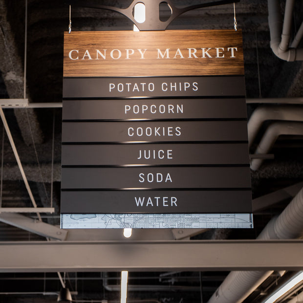 Aisle Marker- Wood
