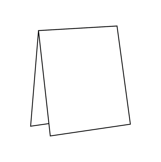 Table Top Tent Sign