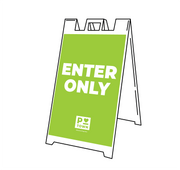 A-Frame Signacade W/ Corex Wayfinding Sign