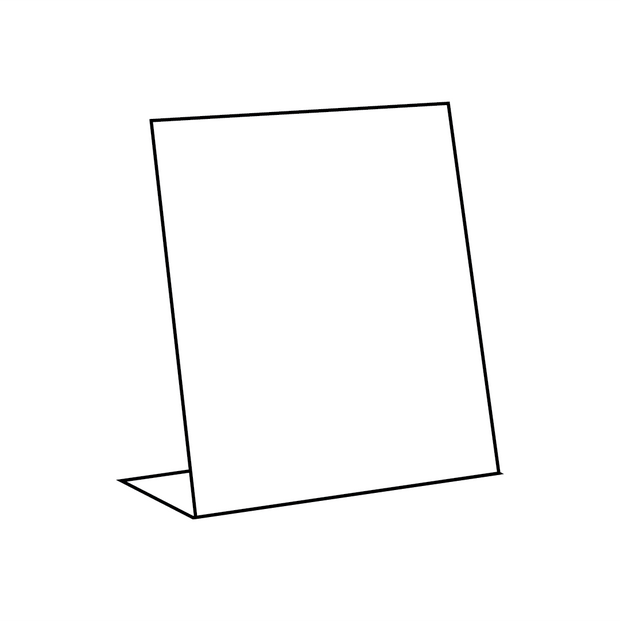 Table Top L-Sign