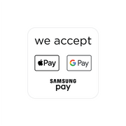 "We Accept" Touchless Shopping Graphics