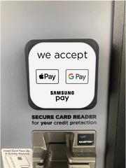 "We Accept" Touchless Shopping Graphics