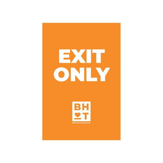 A-Frame Signacade W/ Corex Wayfinding Sign