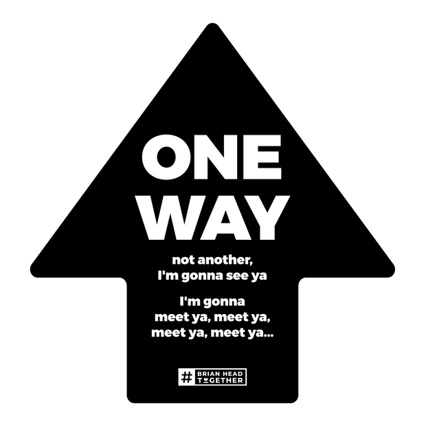 Large Arrow Nonslip Floor Graphic