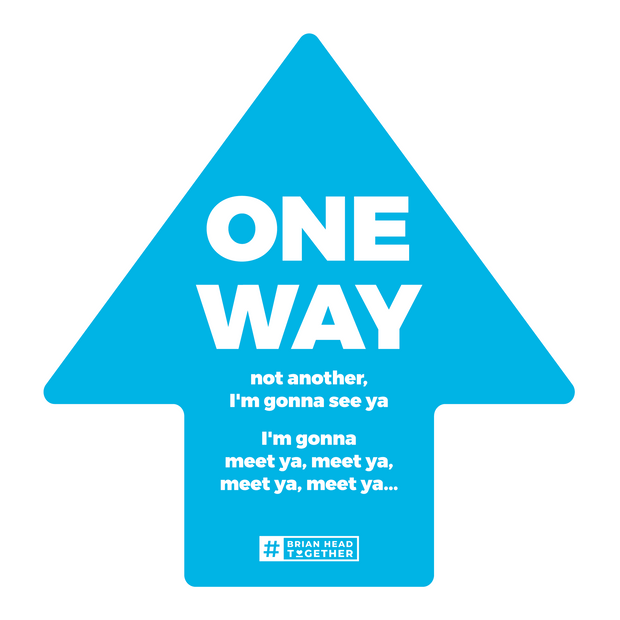 Large Arrow Nonslip Floor Graphic