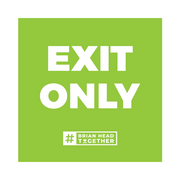 4x4 Temporary Wayfinding Corex Sign
