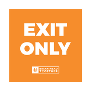 4x4 Temporary Wayfinding Corex Sign