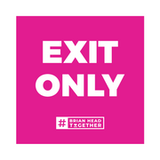 4x4 Temporary Wayfinding Corex Sign