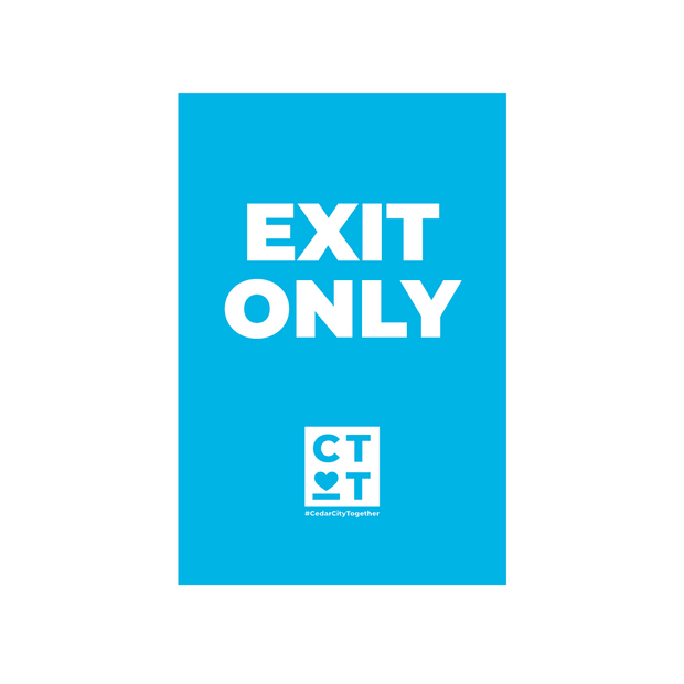 A-Frame Signacade W/ Corex Wayfinding Sign