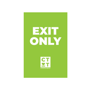 A-Frame Signacade W/ Corex Wayfinding Sign