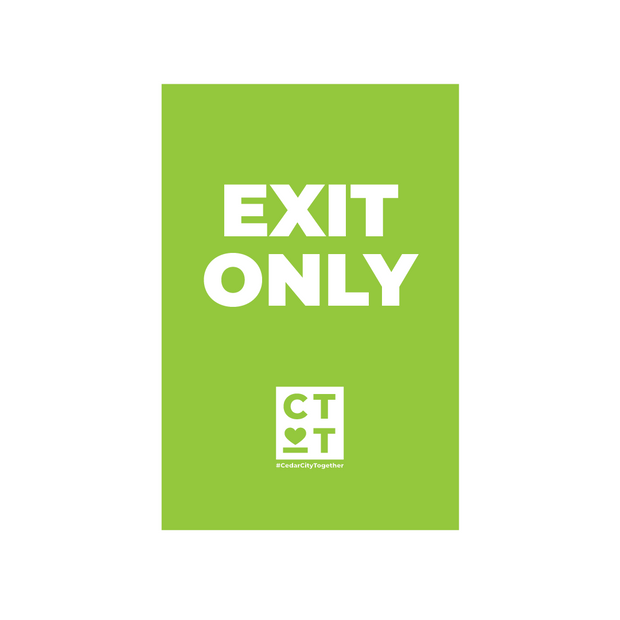 A-Frame Signacade W/ Corex Wayfinding Sign