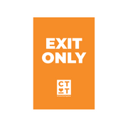 A-Frame Signacade W/ Corex Wayfinding Sign
