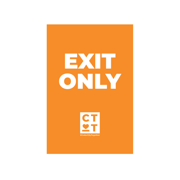 A-Frame Signacade W/ Corex Wayfinding Sign