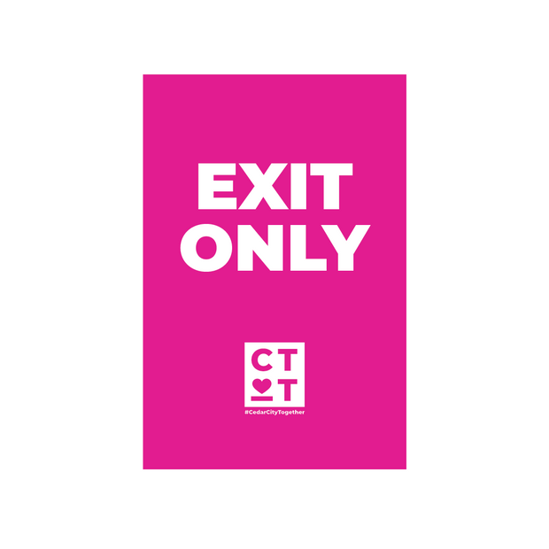 A-Frame Signacade W/ Corex Wayfinding Sign