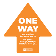 Large Arrow Nonslip Floor Graphic