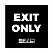 4x4 Temporary Wayfinding Corex Sign