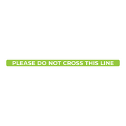 Do Not Cross This Line Nonslip Floor Graphic