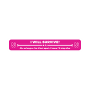 6 Foot Spacer Nonslip Floor Decal