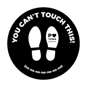 Stand Here Funny Nonslip Floor Graphic