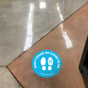 Stand Here Funny Nonslip Floor Graphic