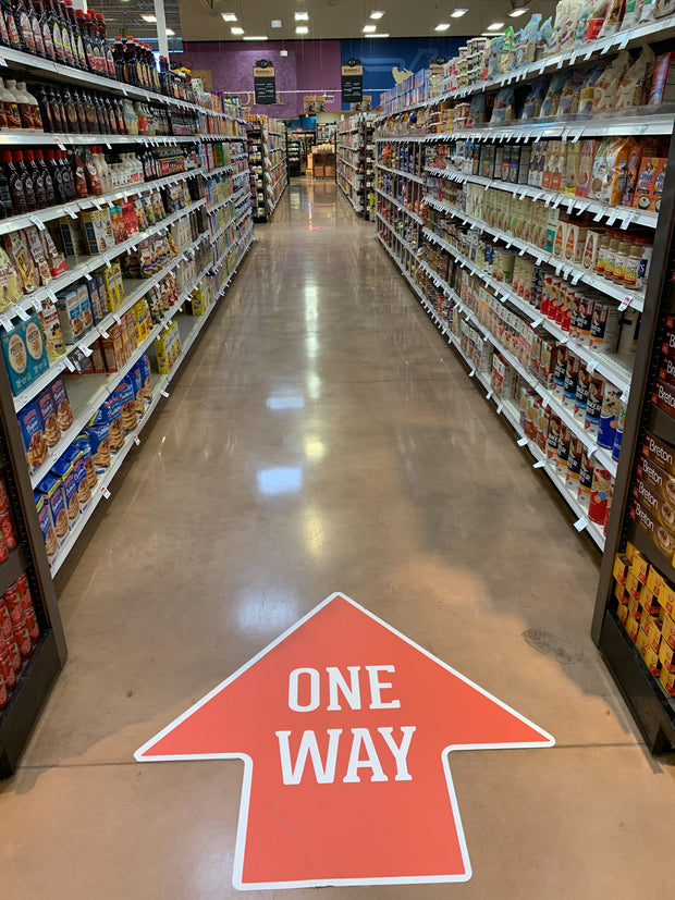 Nonslip Directional Shopping Floor Graphics