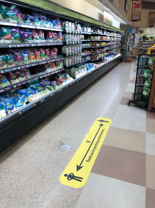 Nonslip Social Distancing Floor Graphics