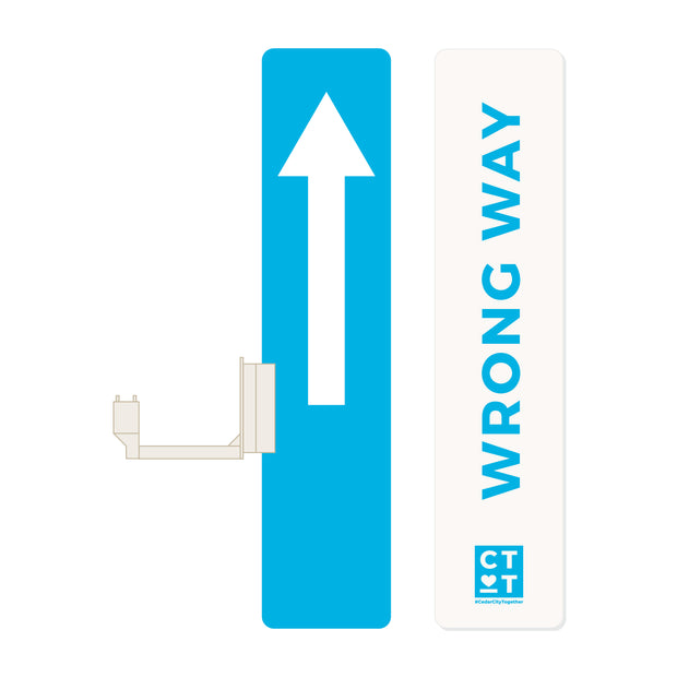 Directional Navigator Blade - One Way Aisle