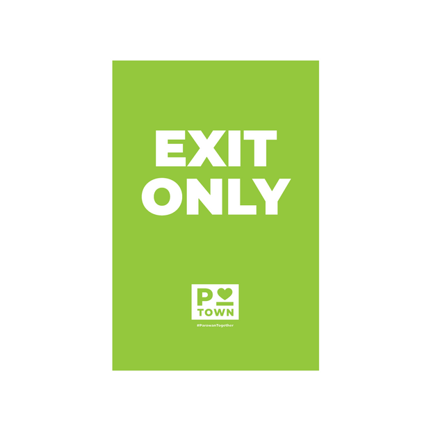 A-Frame Signacade W/ Corex Wayfinding Sign