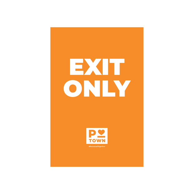 A-Frame Signacade W/ Corex Wayfinding Sign