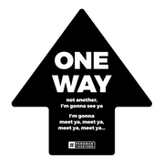 Large Arrow Nonslip Floor Graphic