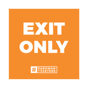 4x4 Temporary Wayfinding Corex Sign