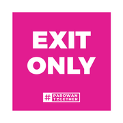 4x4 Temporary Wayfinding Corex Sign