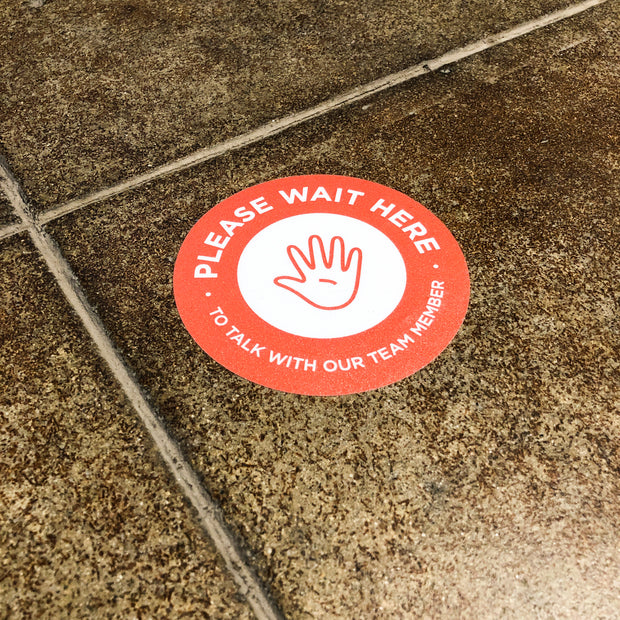 Nonslip Directional Exterior Floor Graphics